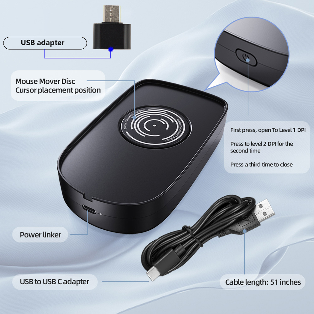Mouse indetectável jiggler 5v  - Auto Mouse Mover avaliação e preço